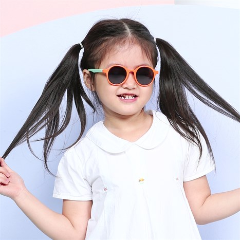 Mắt kính thời trang Trẻ em Kitten 11015-C3 Màu Cam