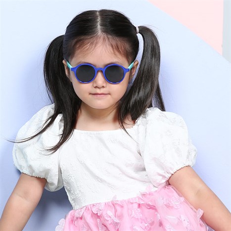 Mắt kính thời trang Trẻ em Kitten 11015-C7 Màu Xanh dương đậm