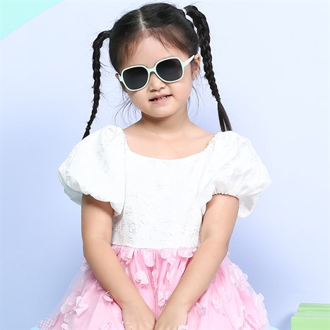 Mắt kính thời trang Trẻ em Kitten 11022-C8 Màu Xanh lá