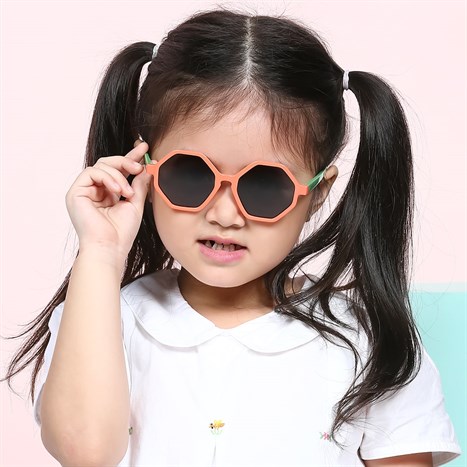 Mắt kính thời trang Trẻ em Kitten 11023-C3 Màu Cam