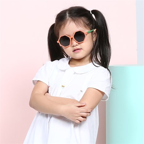 Mắt kính thời trang Trẻ em Kitten 11023-C3 Màu Cam