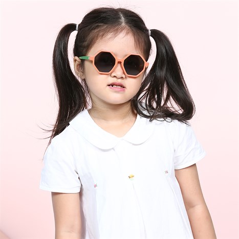 Mắt kính thời trang Trẻ em Kitten 11023-C3 Màu Cam