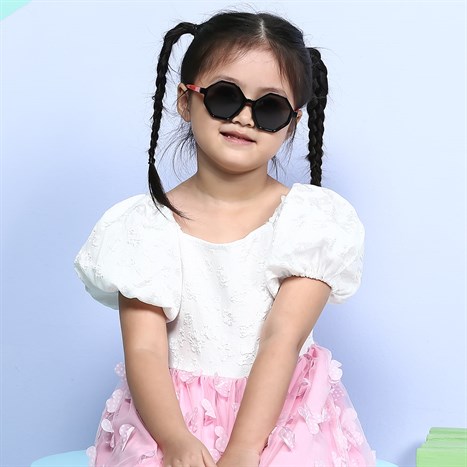 Mắt kính thời trang Trẻ em Kitten 11023-C12 Màu Đen