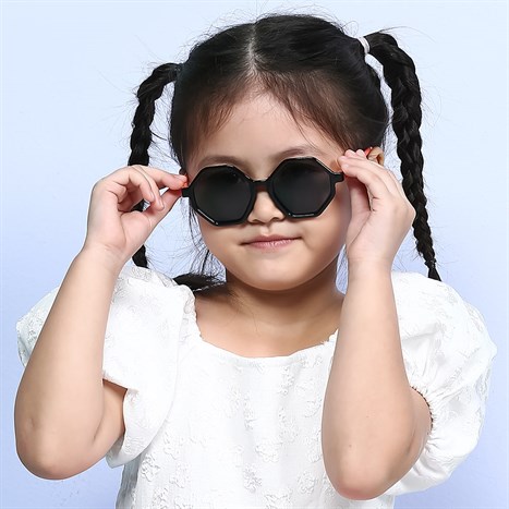 Mắt kính thời trang Trẻ em Kitten 11023-C12 Màu Đen