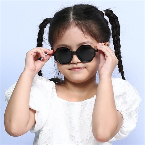 Mắt kính thời trang Trẻ em Kitten 11023-C12 Màu Đen