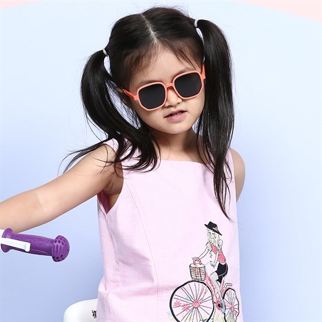 Mắt kính thời trang Trẻ em Kitten 11024-C3 Màu Cam đậm