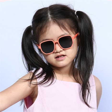 Mắt kính thời trang Trẻ em Kitten 11024-C3 Màu Cam đậm