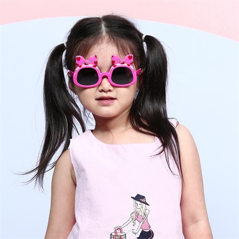 Mắt kính thời trang Trẻ em Kitten 11041-C5 Màu Hồng