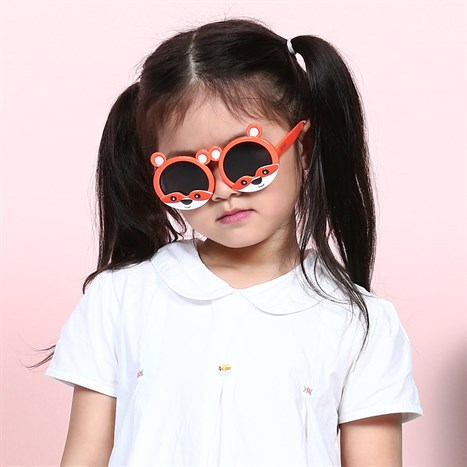 Mắt kính thời trang Trẻ em Kitten 22039-C3 Màu Cam đậm