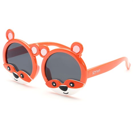 Mắt kính thời trang Trẻ em Kitten 22039-C3 Màu Cam đậm