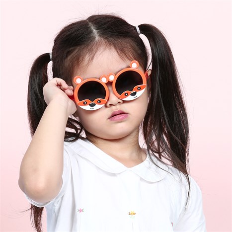 Mắt kính thời trang Trẻ em Kitten 22039-C3 Màu Cam đậm