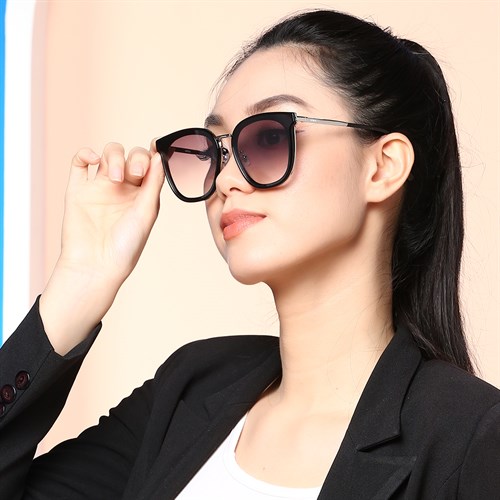 Mắt kính thời trang Nữ Dora 6225-C1 Màu Đen