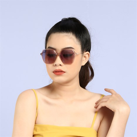 Mắt kính thời trang Nữ Dora 6232-C4 Màu Trắng - Cam