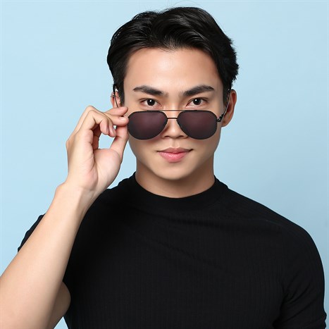 Mắt kính thời trang Nam Dora 7106-C1 Màu Đen