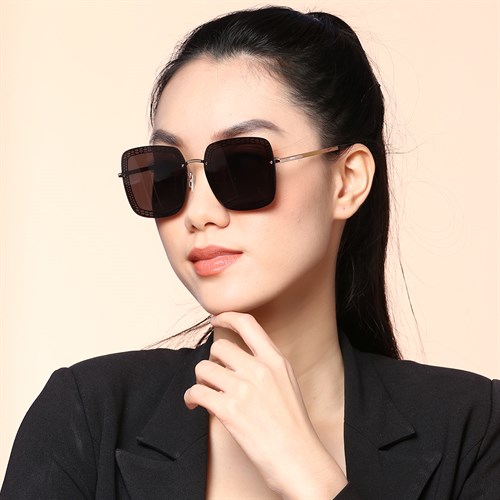 Mắt kính thời trang Nữ Dora 7110-C1 Màu Hồng Gold