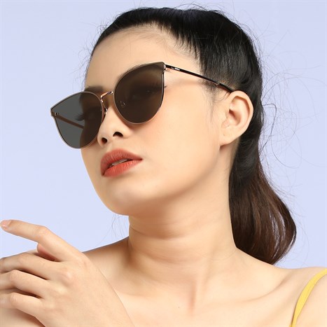 Mắt kính thời trang Nữ Dora 7116-C2 Màu Hồng Gold