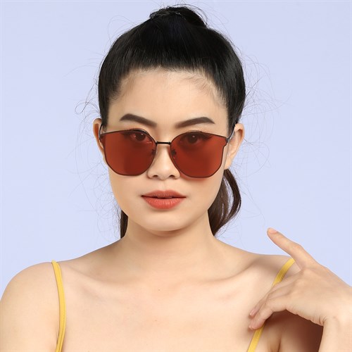 Mắt kính thời trang Nữ Dora 7117-C3 Màu Đen