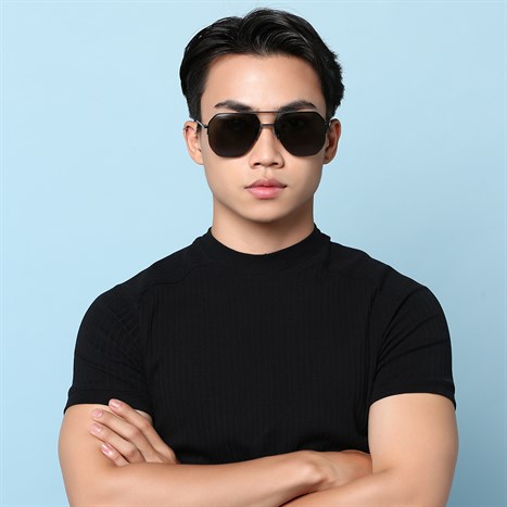 Mắt kính thời trang Nam Dora 7120-C3 Màu Đen