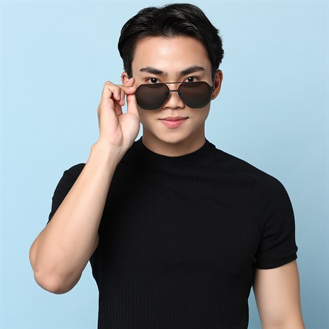 Mắt kính thời trang Nam Dora 7120-C3 Màu Đen
