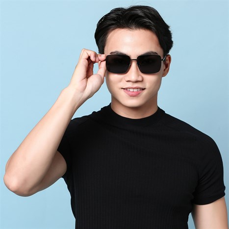 Mắt kính thời trang Nam Dora 7130-C1 Màu Đen