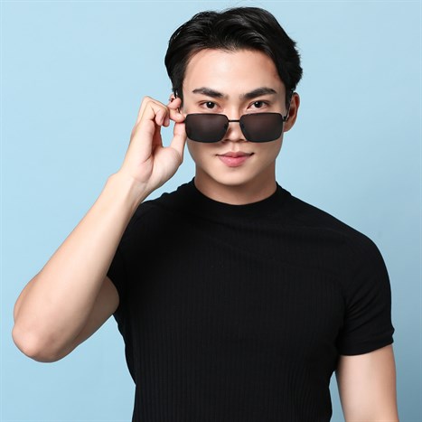 Mắt kính thời trang Nam Dora 7130-C1 Màu Đen