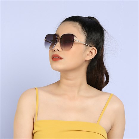 Mắt kính thời trang Nữ Dora 7139-C2 Màu Bạc