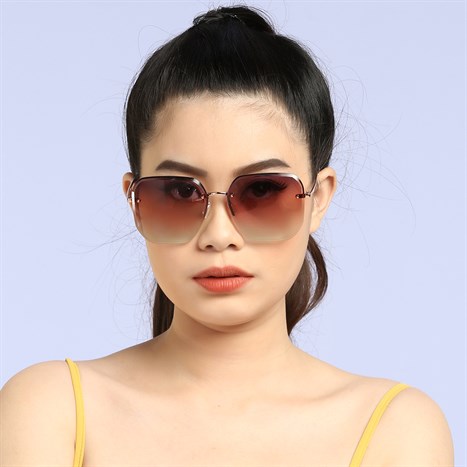 Mắt kính thời trang Nữ Dora 7139-C3 Màu Vàng