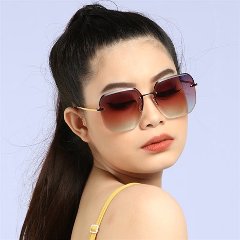 Mắt kính thời trang Nữ Dora 7139-C3 Màu Vàng