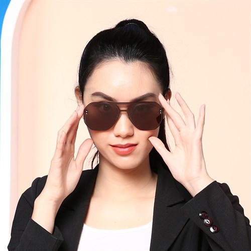 Mắt kính thời trang Unisex Dora 7149-C1 Màu Đen