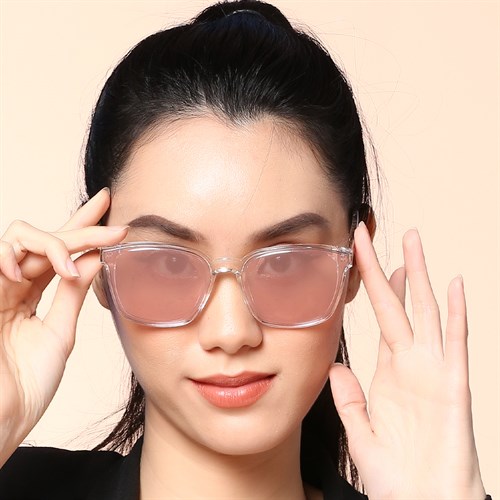 Mắt kính thời trang Unisex Dora 6206-C5 Màu Hồng phấn