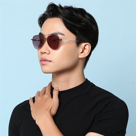 Mắt kính thời trang Nam Dora 7075-C3 Màu Bạc