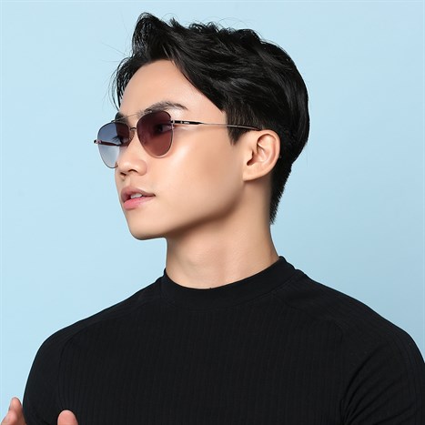 Mắt kính thời trang Nam Dora 7075-C4 Màu Hồng Gold