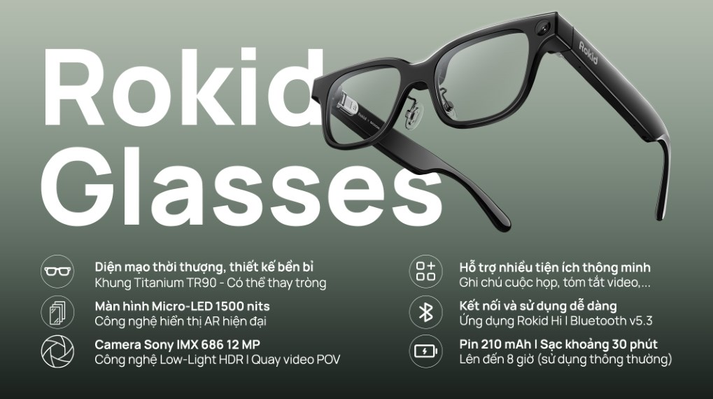 Mắt kính thông minh Rokid Glasses RV101