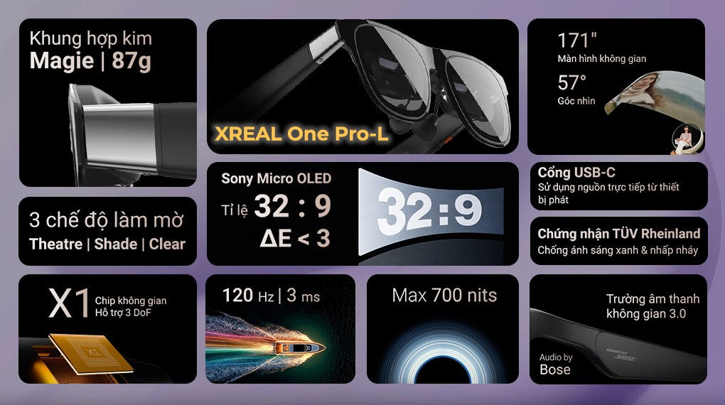 Mắt kính thông minh XREAL One Pro-L