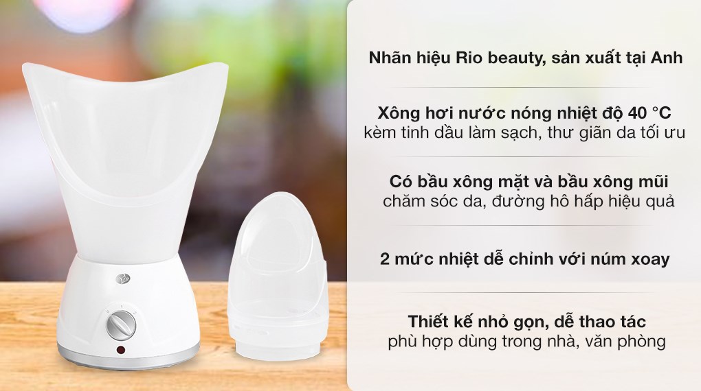 Máy xông hơi mặt nóng Rio Beauty FSTE