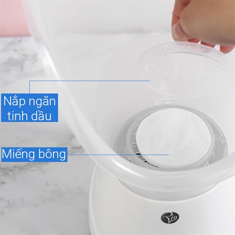 Máy xông hơi mặt nóng Rio Beauty FSTE Màu Trắng