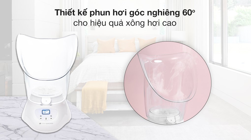 Máy xông hơi mặt và mũi ion nóng Rio Beauty FSTE2-EU