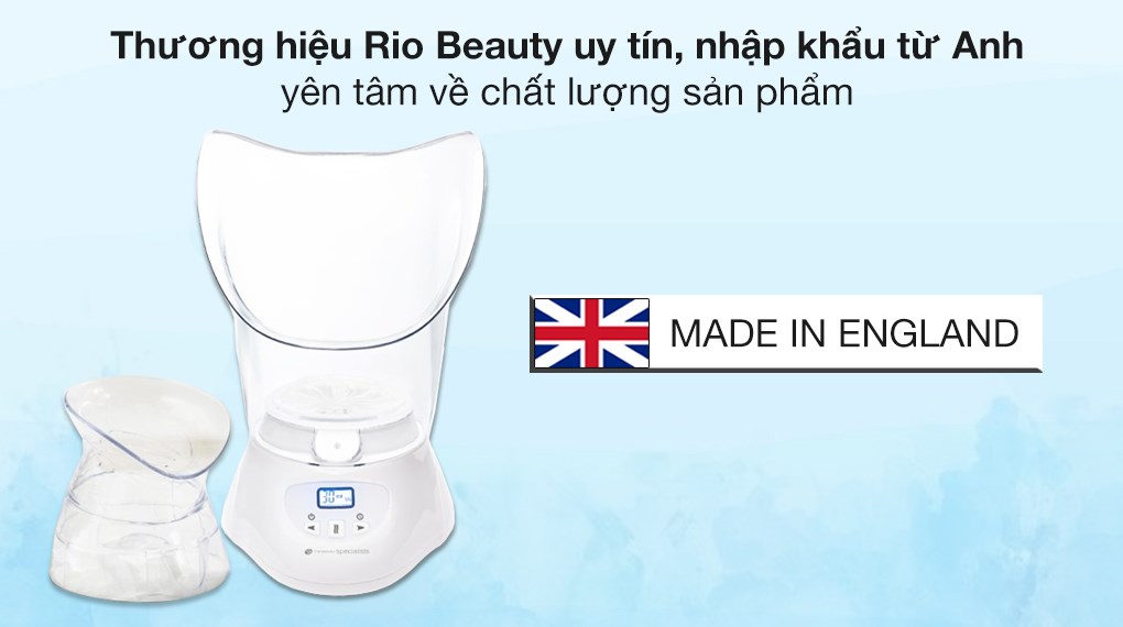 Máy xông hơi mặt và mũi ion nóng Rio Beauty FSTE2-EU