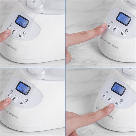 Máy xông hơi mặt và mũi ion nóng Rio Beauty FSTE2-EU Màu Trắng