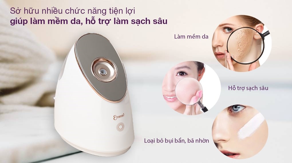 Máy xông hơi mặt Nano Ionic Emmié MC-109