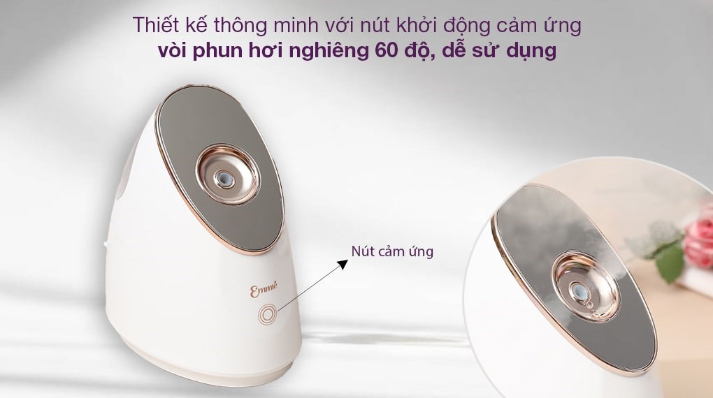 Máy xông hơi mặt Nano Ionic Emmié MC-109