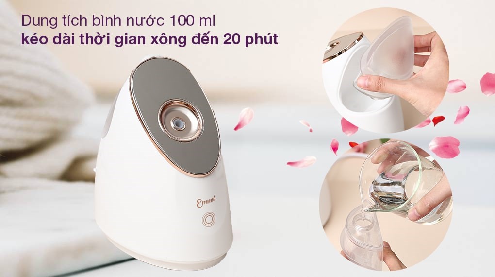 Máy xông hơi mặt Nano Ionic Emmié MC-109