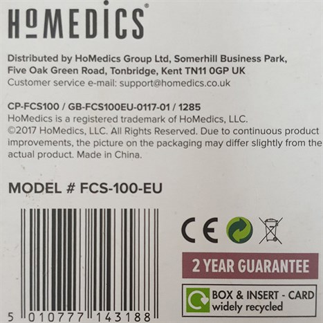 Máy xông hơi mặt ion Homedics FCS-100-EU