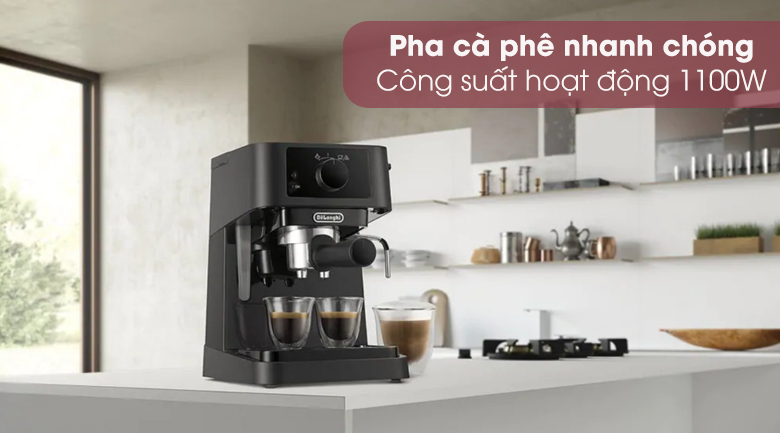 Pha chế nhanh - Máy Pha Cà Phê Delonghi EC230.BK