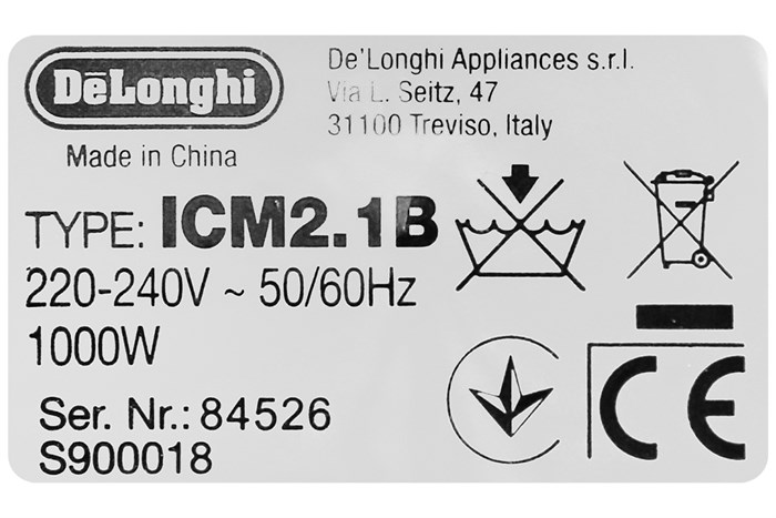Máy Pha Cà Phê Delonghi ICM2.1B Màu Đen