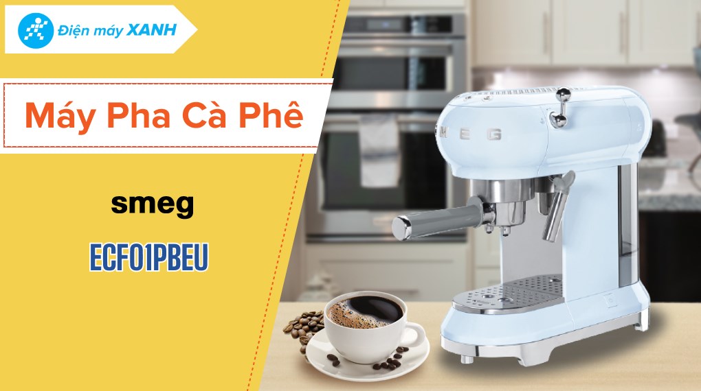 Máy pha cà phê Smeg ECF01PBEU (535.43.658)
