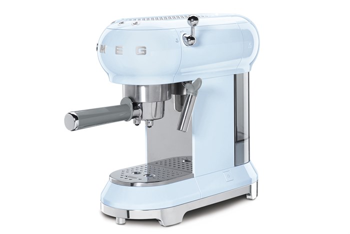 Máy pha cà phê Smeg ECF01PBEU (535.43.658) Màu Xanh