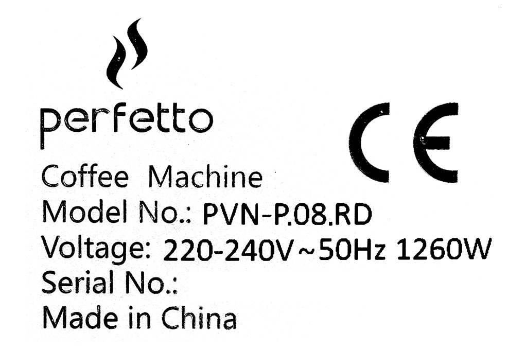Máy pha cà phê Espresso Perfetto P.08 Đỏ