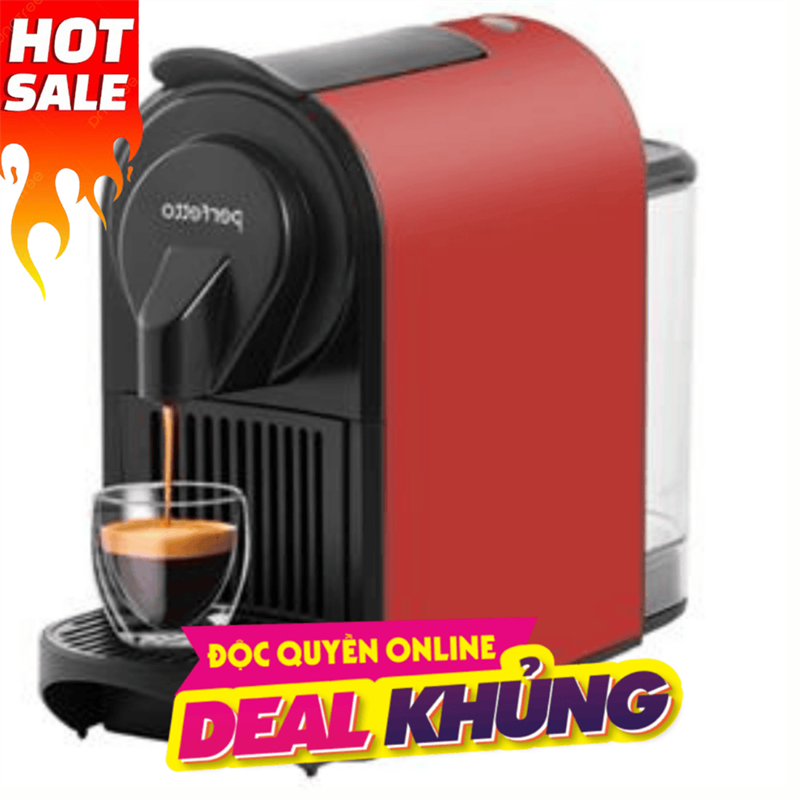 Máy pha cà phê Perfetto P9.BK - Đỏ