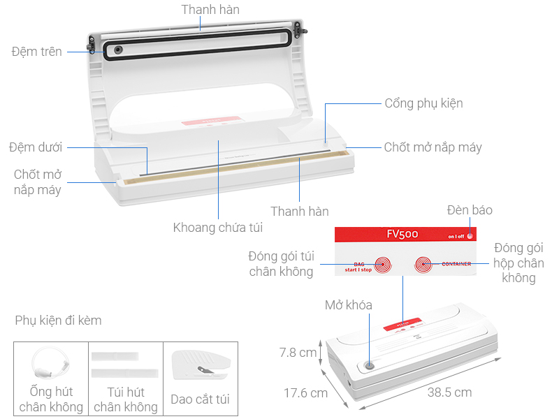 Máy hút chân không Status FV500